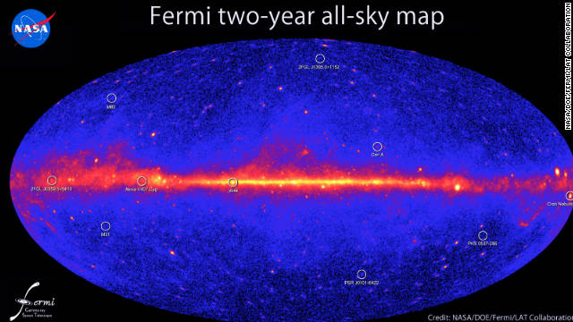 写真：NASA/DOE/FERMI/LAT COLLABORATION