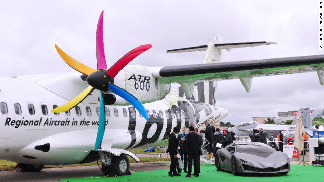 航空機メーカーＡＴＲの旅客機「ＡＴＲ７２－６００」