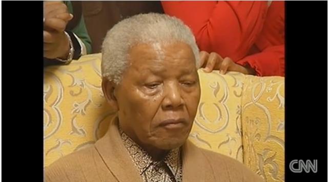 ９４歳の誕生日を迎えたマンデラ氏＝２０１２年７月