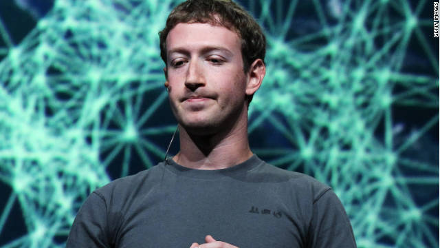 フェイスブックのザッカーバーグＣＥＯ