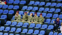 人気競技のＶＩＰ席ガラガラ、兵士も利用可能に　ロンドン五輪