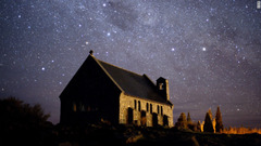 ニュージーランド南島のマッケンジー盆地では満天の星空が見られる＝ISDA提供