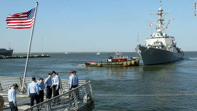米誘導ミサイル駆逐艦ポーター＝２００３年