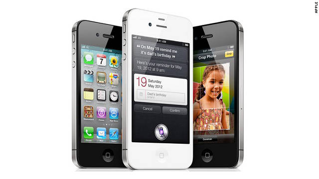 アップルの「ｉＰｈｏｎｅ４ｓ」。新型機は９月２１日発売？＝同社提供