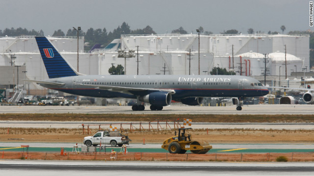 米ユナイテッド航空の７５７型機＝資料写真