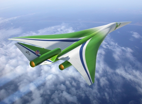 ロッキード・マーチンは早ければ２０２０年に超音速のビジネスジェットを就航させるとしている　(C)NASA/Lockheed Martin