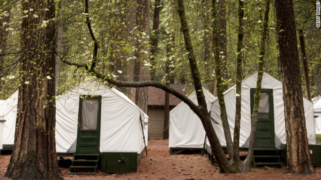 ヨセミテ国立公園のキャンプ場