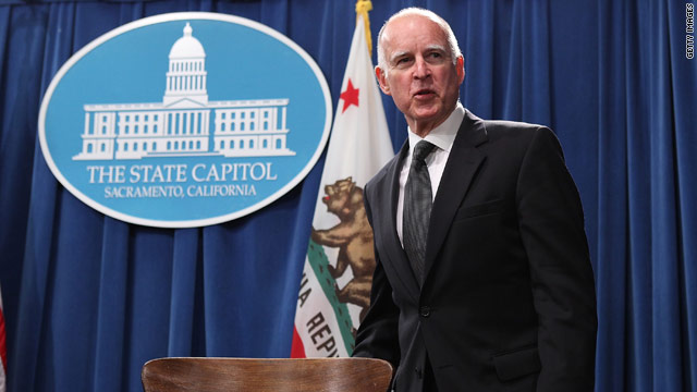 米カリフォルニア州のブラウン知事
