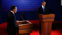 米大統領選第1回テレビ討論会　経済問題を中心に激論