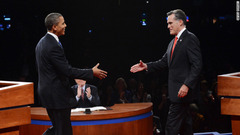米大統領討論会、６７％がロムニー氏の勝利　ＣＮＮ調査