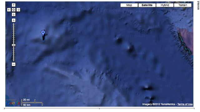 実在しない島発見？