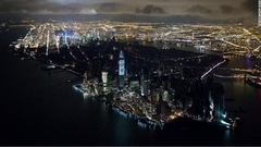 １１月１日：大型ハリケーン「サンディ」で一部が停電するニューヨーク市