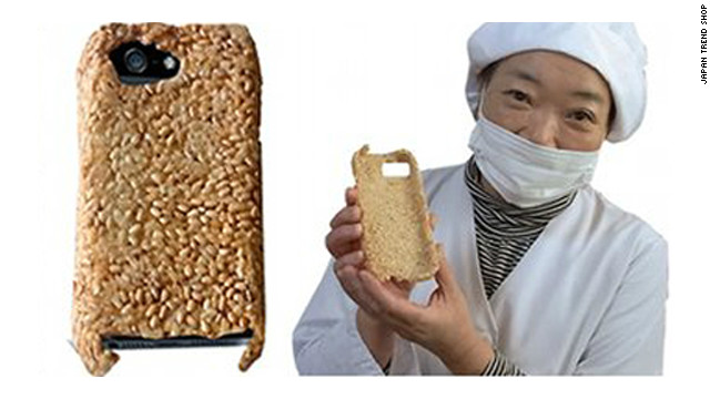 「サバイバルせんべいｉＰｈｏｎｅ５専用ケース」　非常食にも最適　画像＝JAPAN TREND SHOPから