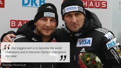 クスケ、フロルシュッツ両選手の目標は「世界選手権とオリンピックで優勝」