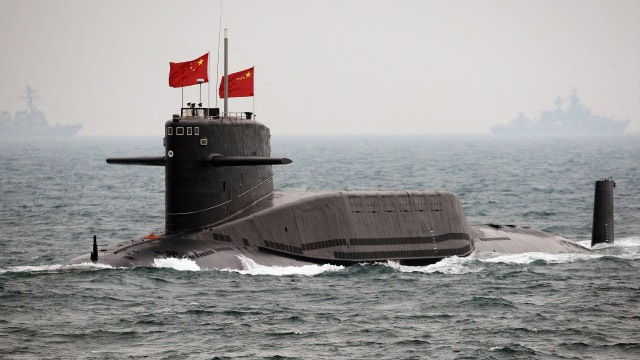 中国海軍が保有する潜水艦。周辺海域における領有権問題で各国との緊張が高まっている