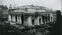 １９１２年当時、建設中のグランドセントラル駅　写真提供＝MTA/METRO-NORTH RAILROAD