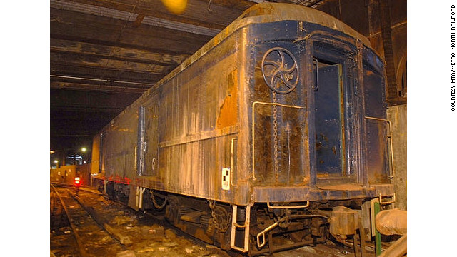 フランクリン・ルーズべルト大統領専用列車 写真提供=MTA/METRO-NORTH RAILROAD