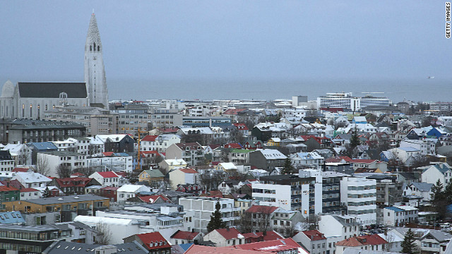 アイスランドの首都レイキャビク