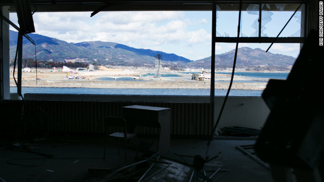 岩手県陸前高田市は２年前の東日本大震災時に津波で大きな被害を受けた