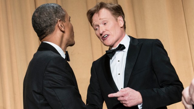 司会はコメディアンのコナン・オブライエン氏が務めた