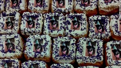 愛犬の写真を使った手作りドーナツ