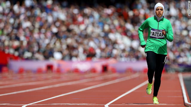 サウジアラビアは昨年、五輪に初めてとなる女性選手を派遣している