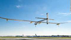 翼幅はボーイング７４７を超える６３メートルにも及ぶ＝SOLAR IMPULSE提供＝SOLAR IMPULSE提供