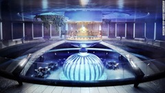 水面下のホテルはポーランドで建設しモルディブに運ぶ計画だという＝同社提供