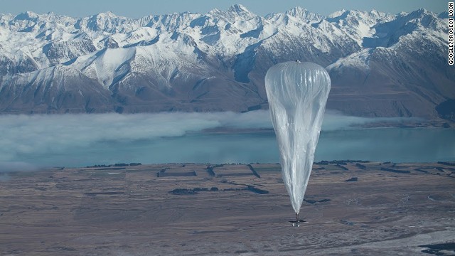 ハイテク気球を成層圏に飛ばし、遠隔地へのインターネット接続を提供することを目指すという
