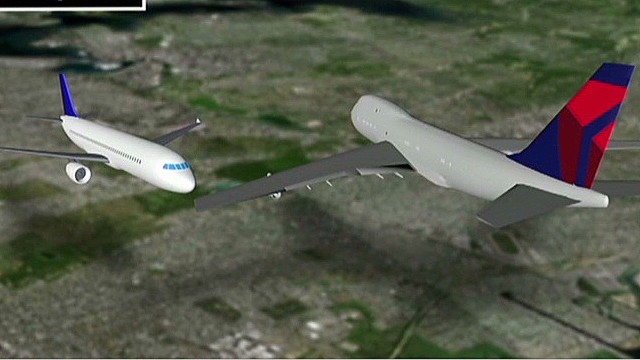 旅客機２機が異常接近する事態が起きた