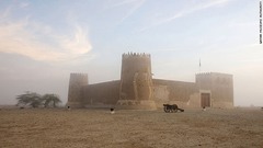 ズバラの考古遺跡（カタール）＝Qatar Museums Authority提供