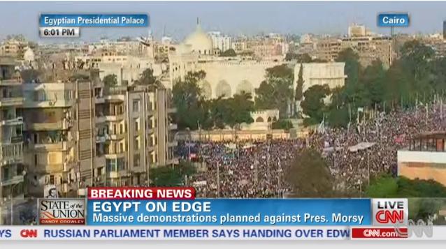 エジプト各地でデモが発生