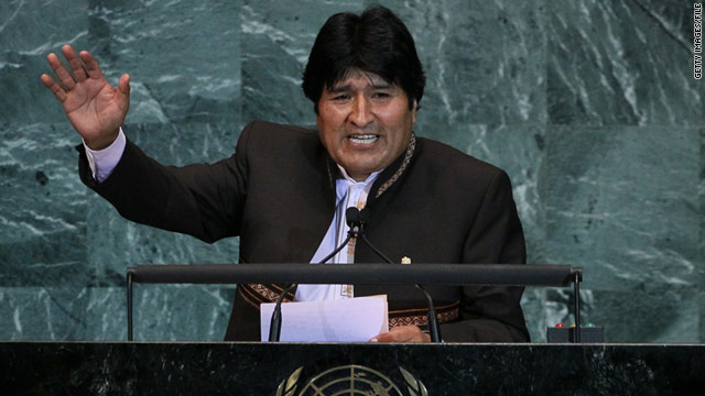ＣＩＡ元職員の受け入れを表明したモラレス大統領