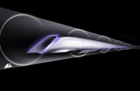 夢の超高速列車プロジェクト「ハイパーループ」＝イーロン・マスク氏提供