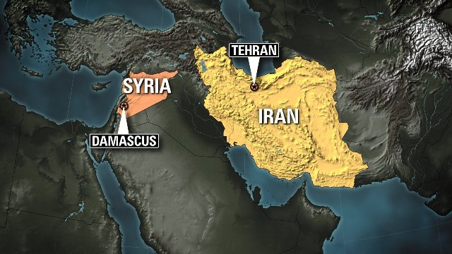 イラクはイランとシリアの間に位置する