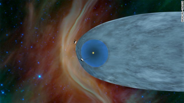 ボイジャー１号が太陽系圏の外に＝NASA/JPL-CALTECH提供