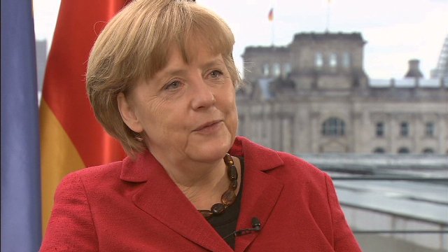 総選挙で勝利し３選を確実にしたメルケル首相