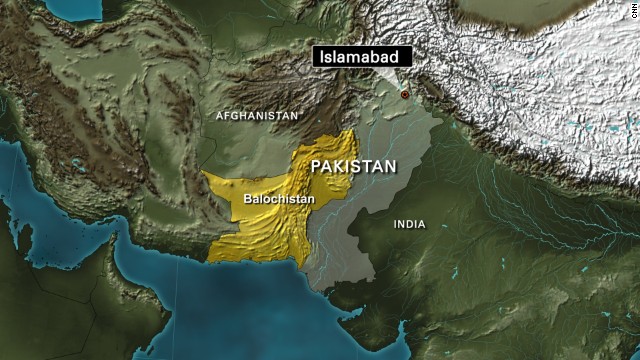 パキスタンでＭ７．７の地震が発生