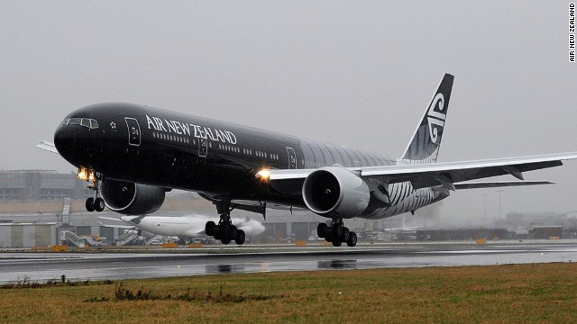 オールブラックス(ニュージーランド航空) ラグビーチーム「オールブラックス」がスポンサーになったことを記念して2011年に登場。作業は1週間がかり、使ったペンキや下塗り剤は700リットル以上