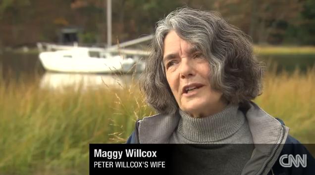 ウィルコックス容疑者の妻マギーさんは海賊行為での訴追は「行き過ぎだ」と訴える