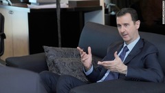 和平の前提は反体制派支援の停止　シリア大統領