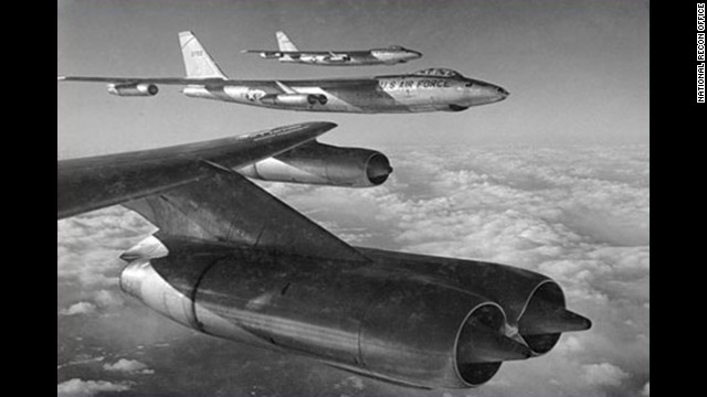 冷戦期、ソ連上空をRB―47などの偵察機が飛んだ=NATIONAL RECON OFFICE提供