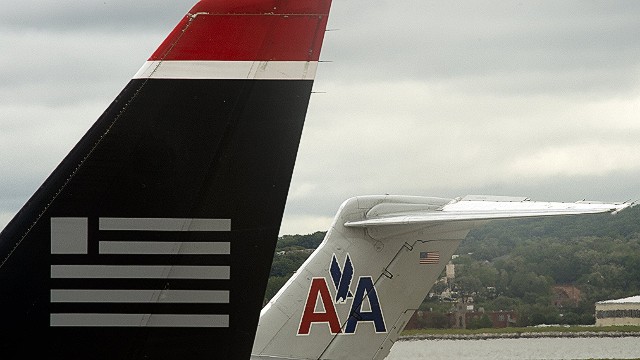 アメリカン航空とＵＳエアウェイズの合併が実現する運びとなった