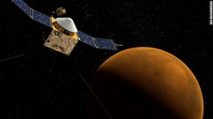 米航空宇宙局（ＮＡＳＡ）の無人火星探査機「ＭＡＶＥＮ」は火星の大気上層部に焦点を当てた探査を実施する