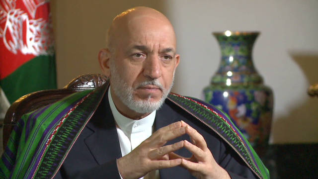 安保協定への署名を大統領選後に先送りする考えを明らかにしたカルザイ氏