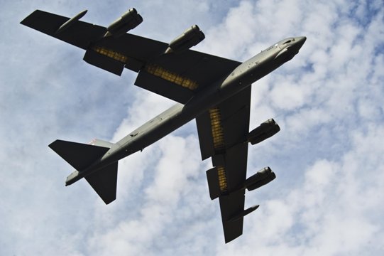 Ｂ５２戦略爆撃機＝SRA Brittany Y Auld/US Air Force提供