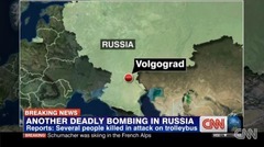今度はバスが爆発、１０人死亡　ロシア・ボルゴグラード