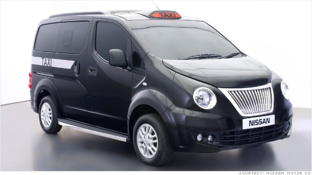 日産自動車が発表したロンドン向けの新型タクシー＝同社提供