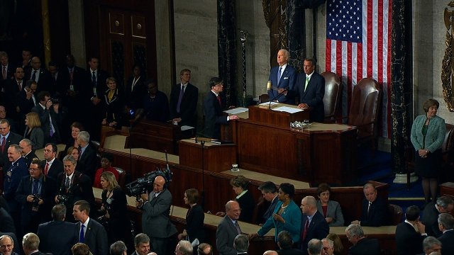 連邦議会でオバマ氏による一般教書演説が行われた