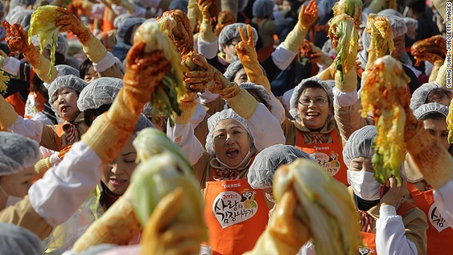 キムチなどさまざまな食材が集う韓国